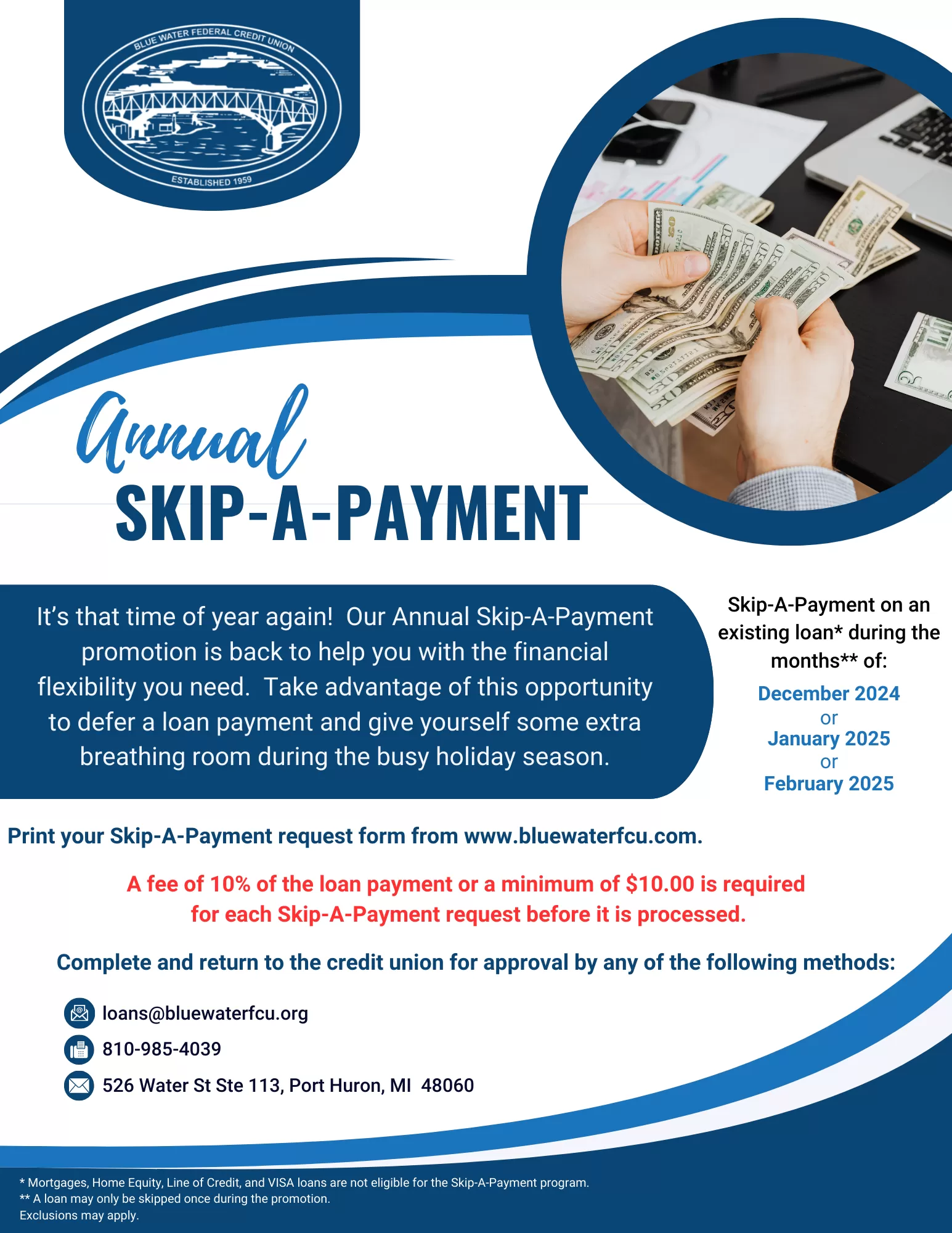 2024 Annual Skip-A-Payment