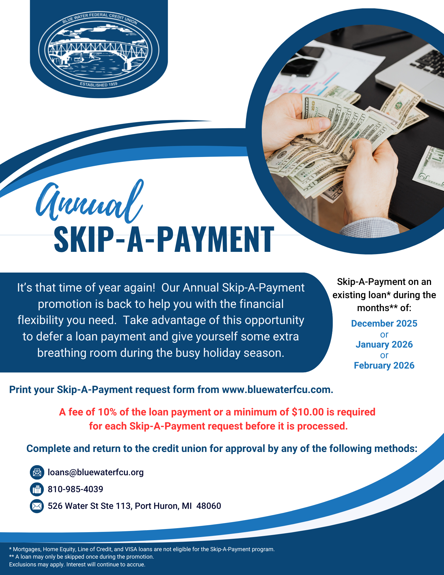 2025 Annual Skip-A-Payment